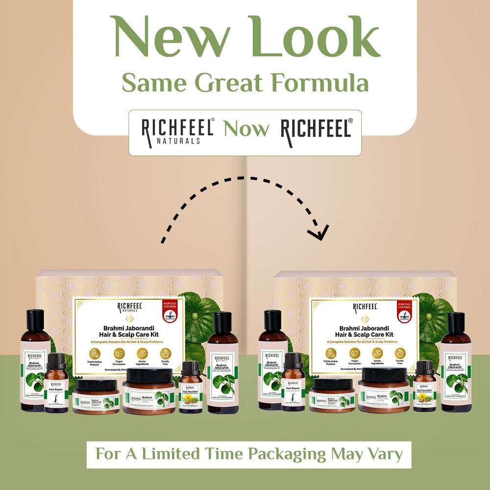 Richfeell Brahmi Jaborandi Hair & Scalp Care Kit - Image 2 - Buy from Indicrest