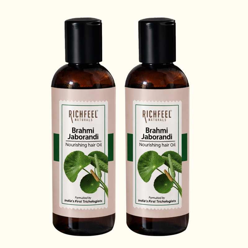 Richfeell Brahmi Jaborandi Nourishing Hair Oil 80 ml (Pack of 2) - Buy from Indicrest