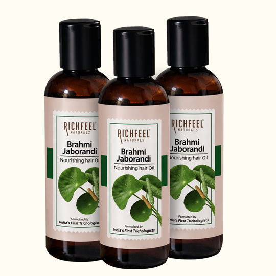 Richfeell Brahmi Jaborandi Nourishing Hair Oil 80 Ml (Pack of 3) - Buy from Indicrest
