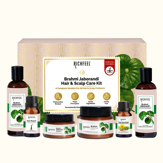 Richfeell Brahmi Jaborandi Hair & Scalp Care Kit - Buy from Indicrest
