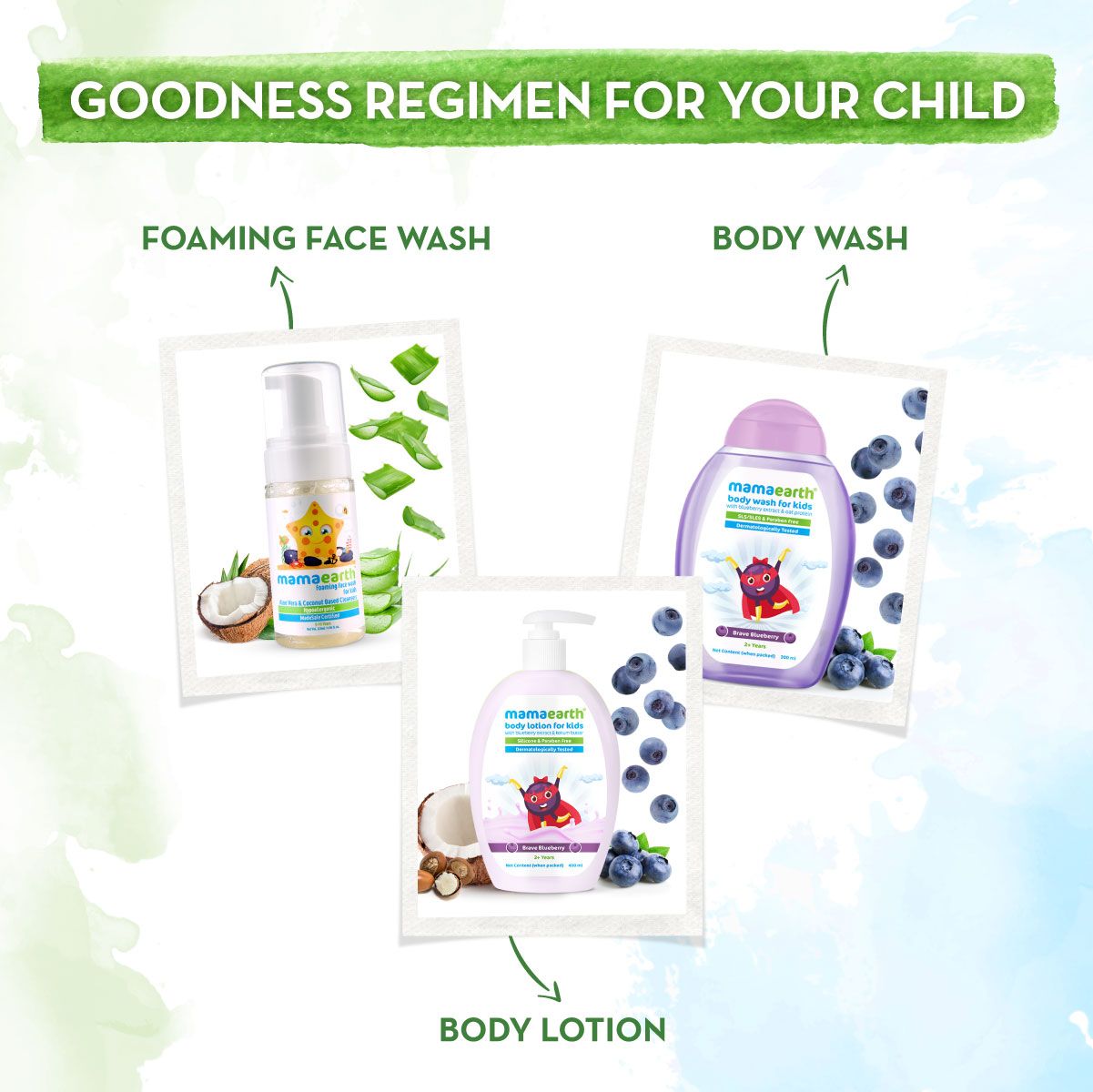 Mamaearth Brave Blueberry Body Lotion For Kids with Blueberry and Kokum Butter, 400ml - Image 6 - Buy from Indicrest