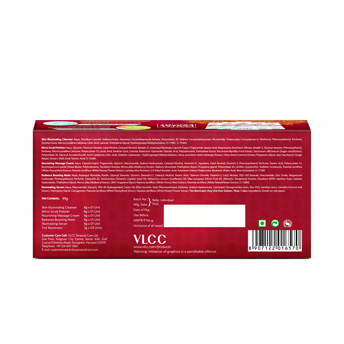 VLCC Bridal Glow Facial Kit - 50 g - Image 13 - Buy from Indicrest