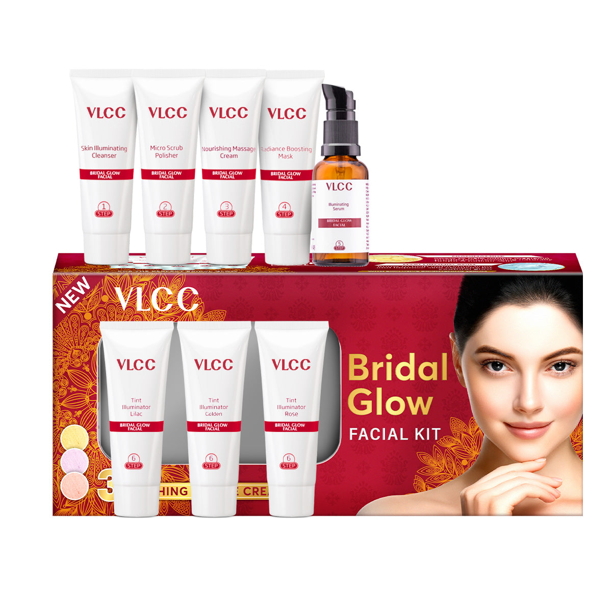 VLCC Bridal Glow Facial Kit - 50 g - Image 3 - Buy from Indicrest
