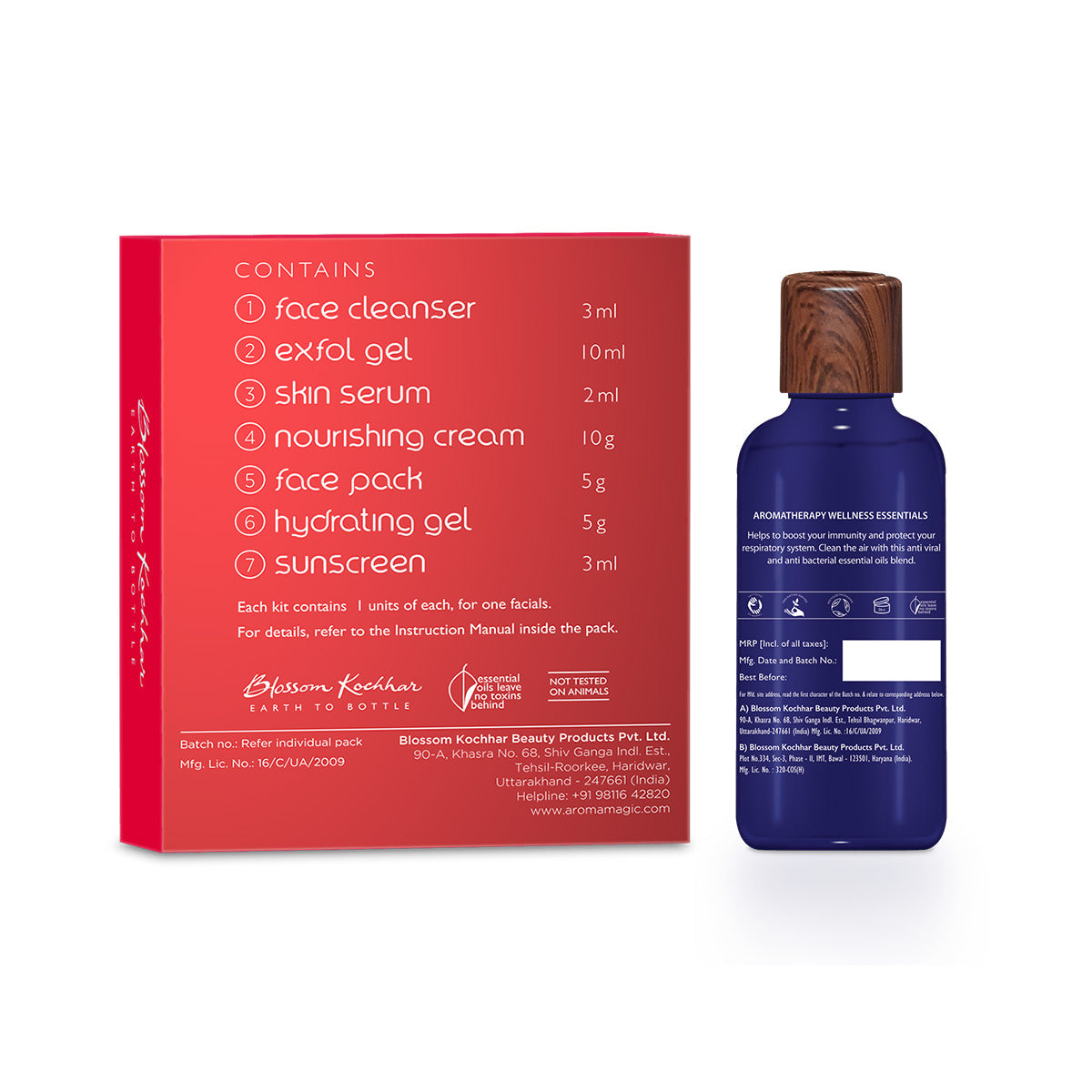 Aroma Magic Bridal Glow Facial Kit + Immunity Curative Oil - Image 2 - Buy from Indicrest