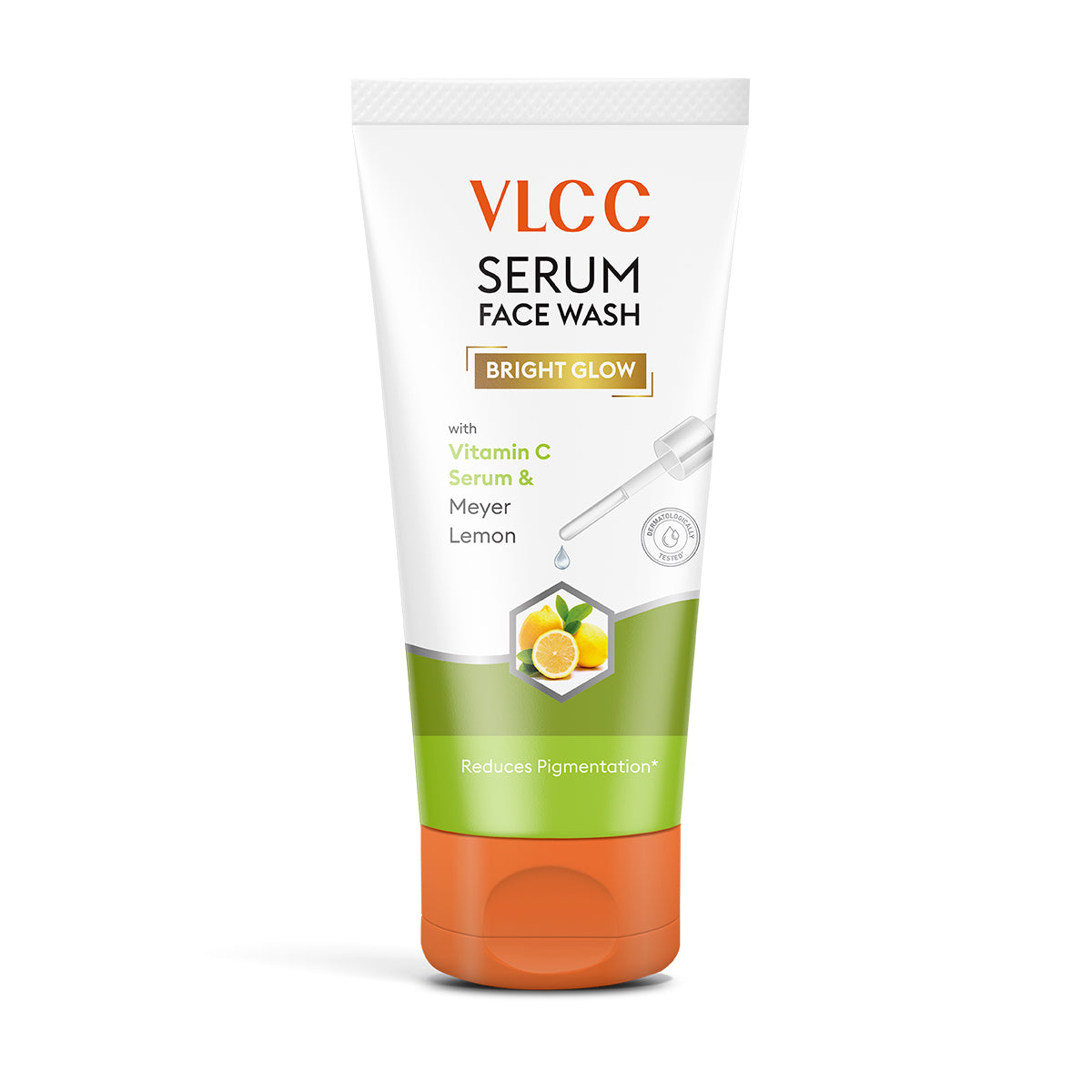 VLCC Bright Glow Serum Face Wash with Vitamin C Serum and Meyer Lemon - 100ml - Buy from Indicrest