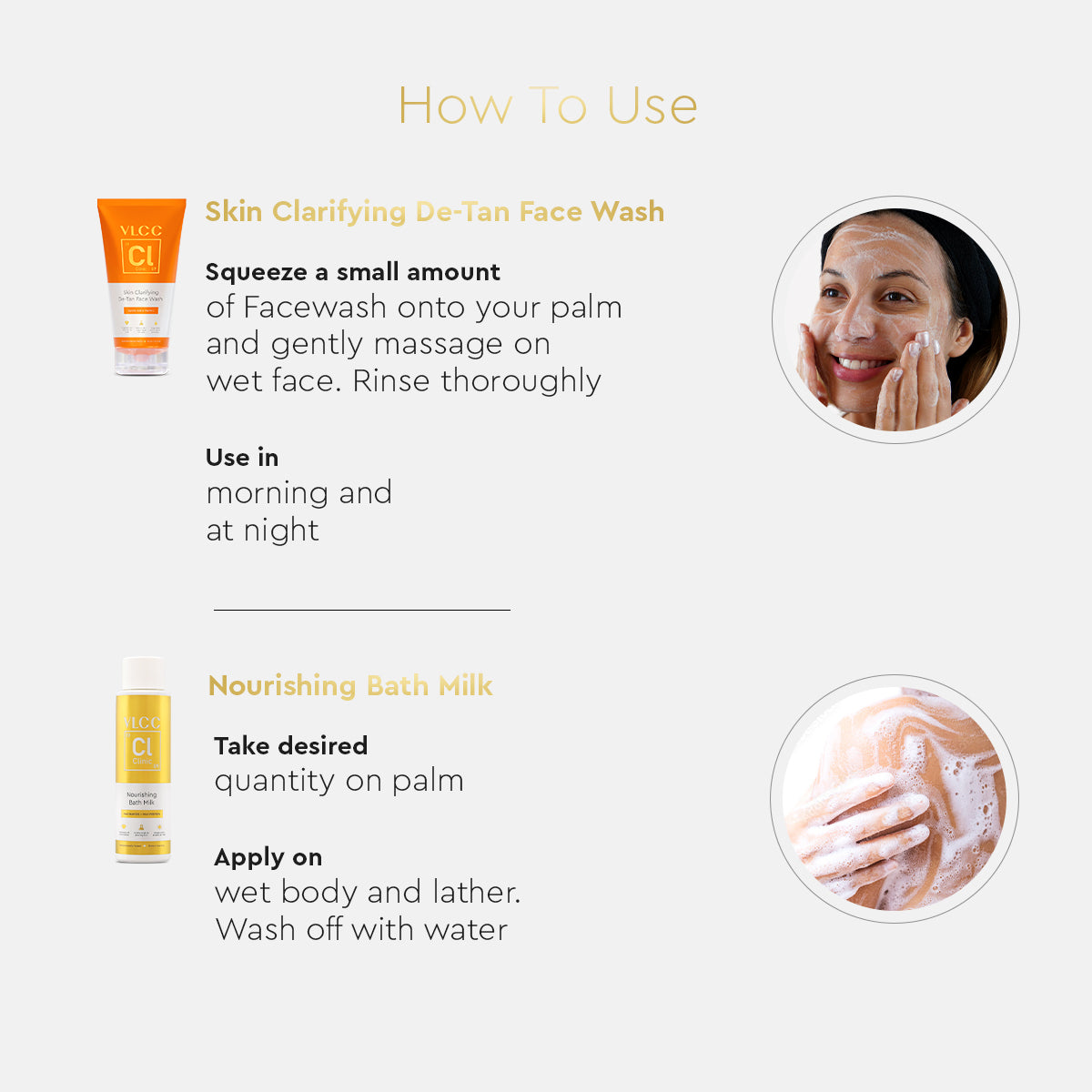 VLCC Bright and Beautiful Combo with Facewash and Bath Milk - Image 6 - Buy from Indicrest