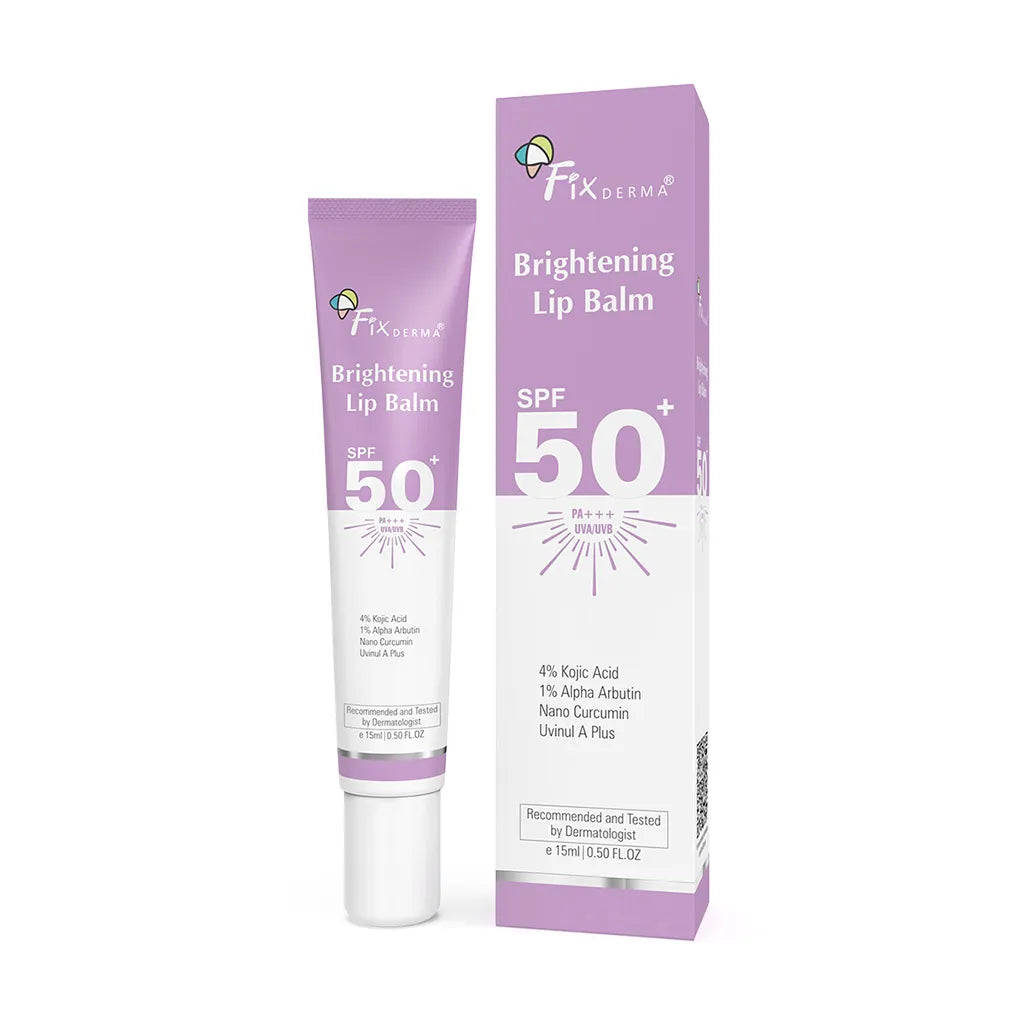 Fixderma Brightening Lip Balm SPF 50+ | Best Lip Balm for Dark Lips with SPF 50+, 15ml - Image 6 - Buy from Indicrest