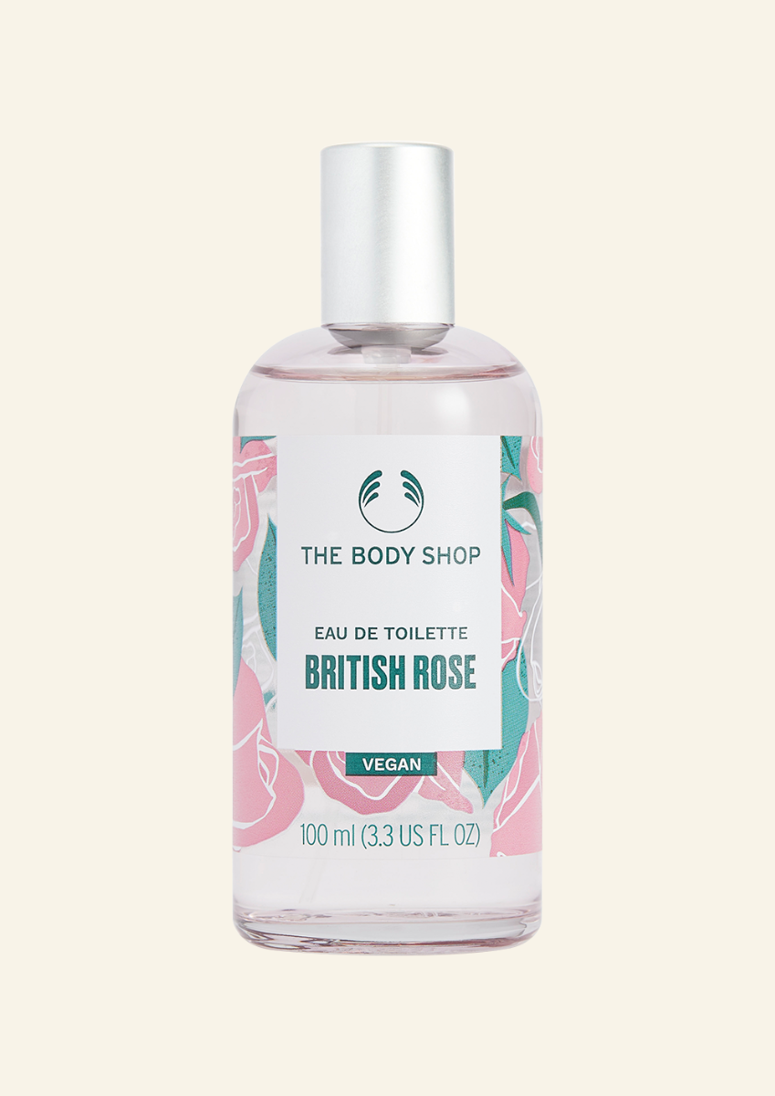 The Body Shop British Rose Body Care Set, 3pc