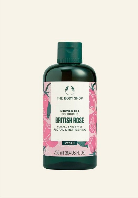 The Body Shop British Rose Shower Gel, 250ml