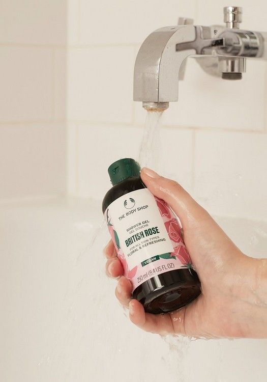 The Body Shop British Rose Shower Gel, 250ml x 2