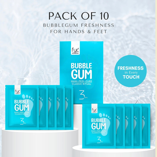 fyc-professional-bubble-gum-manipedi-kit-3step-hand-foot-care-pack-of-10x40g - Buy from Indicrest