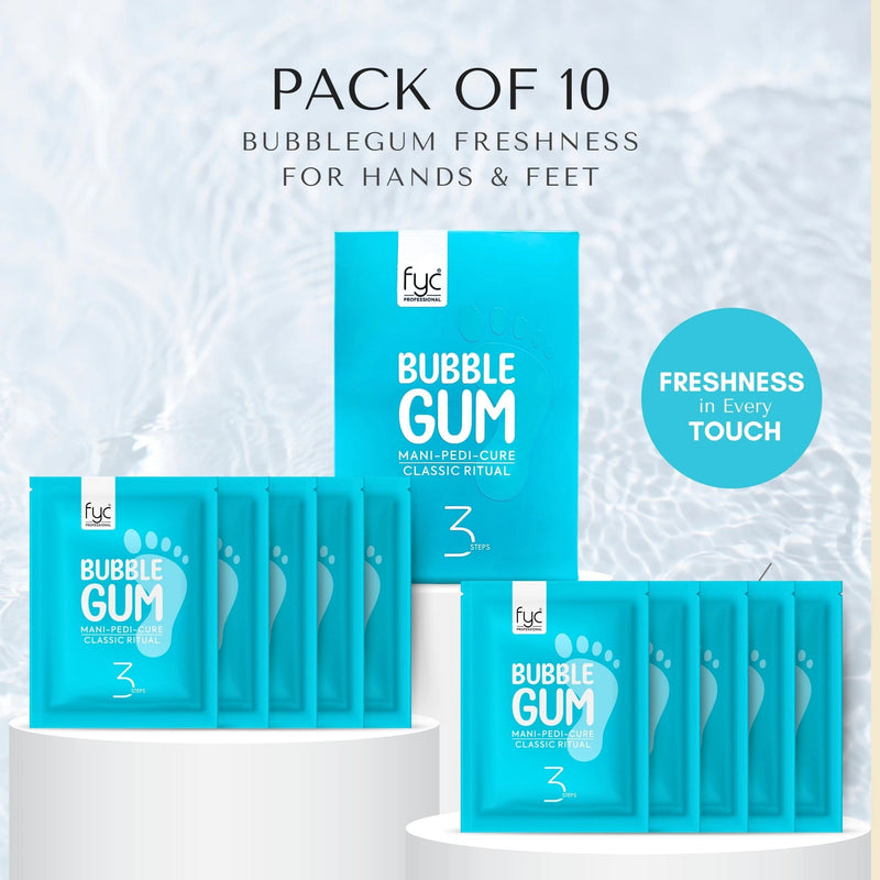 fyc-professional-bubble-gum-manipedi-kit-3step-hand-foot-care-pack-of-10x40g - Buy from Indicrest
