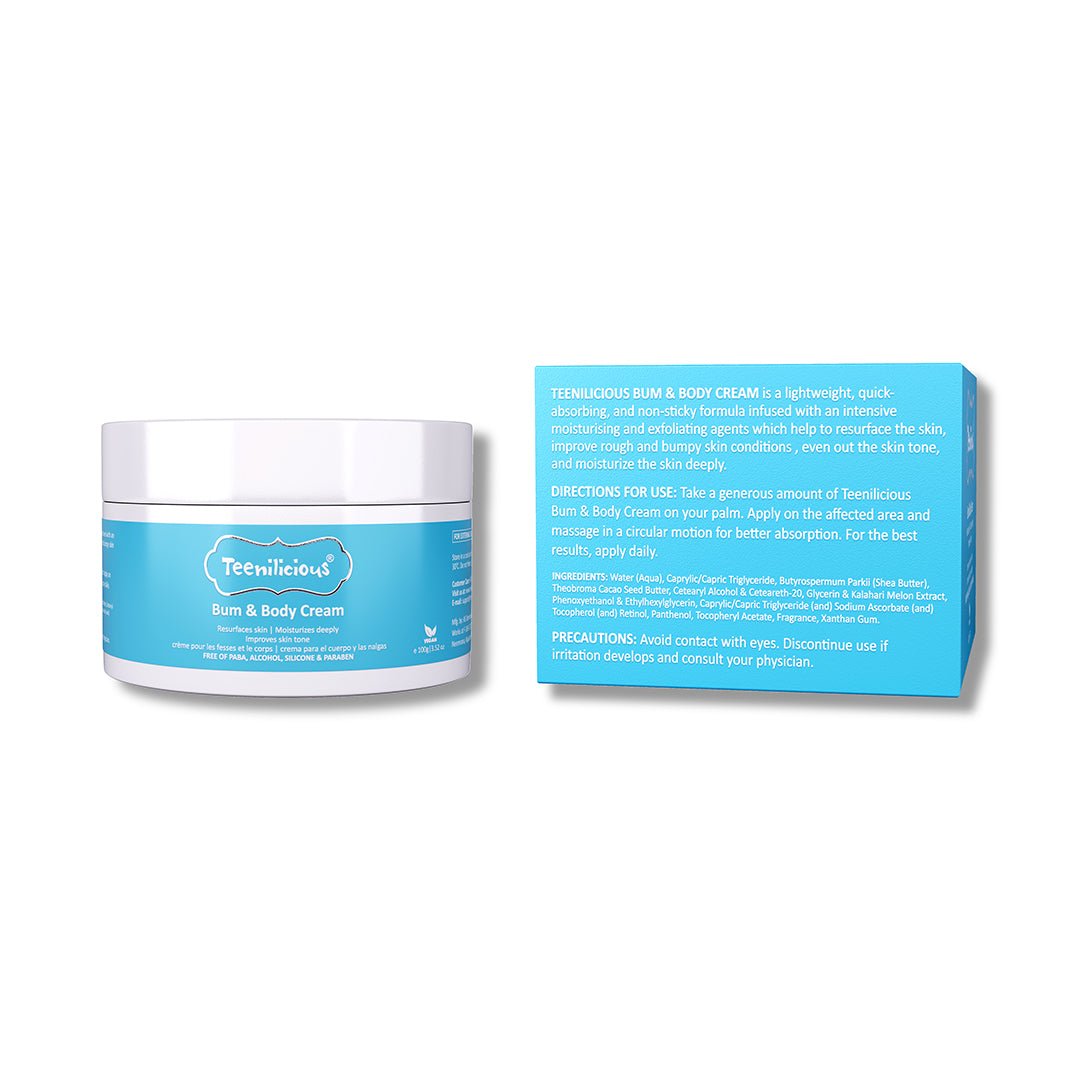 Fixderma Teenilicious Bum Body Cream | For Butt Acne With Retistar & Shea Butter, 100g - Image 8 - Buy from Indicrest