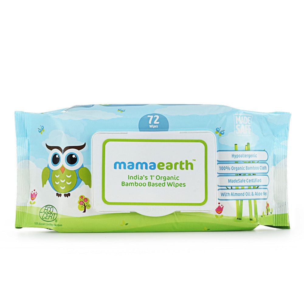 Mamaearth Organic Bamboo Based Baby Wipes - Image 7 - Buy from Indicrest