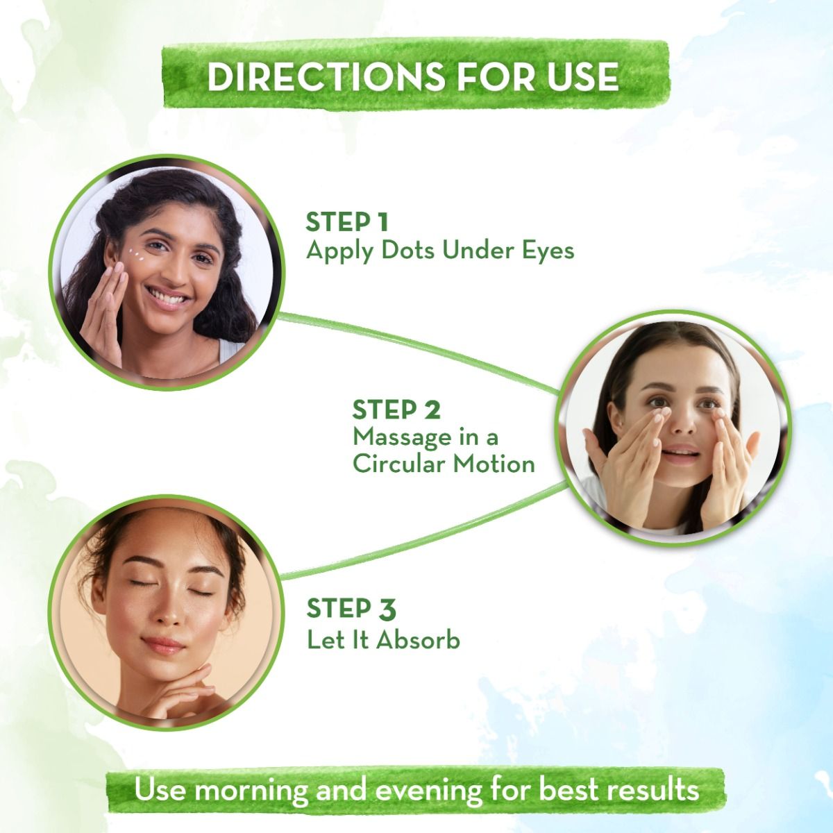 Mamaearth Bye Bye Dark Circles Eye Cream with Cucumber and Peptides for Dark Circles, 20g - Image 5 - Buy from Indicrest