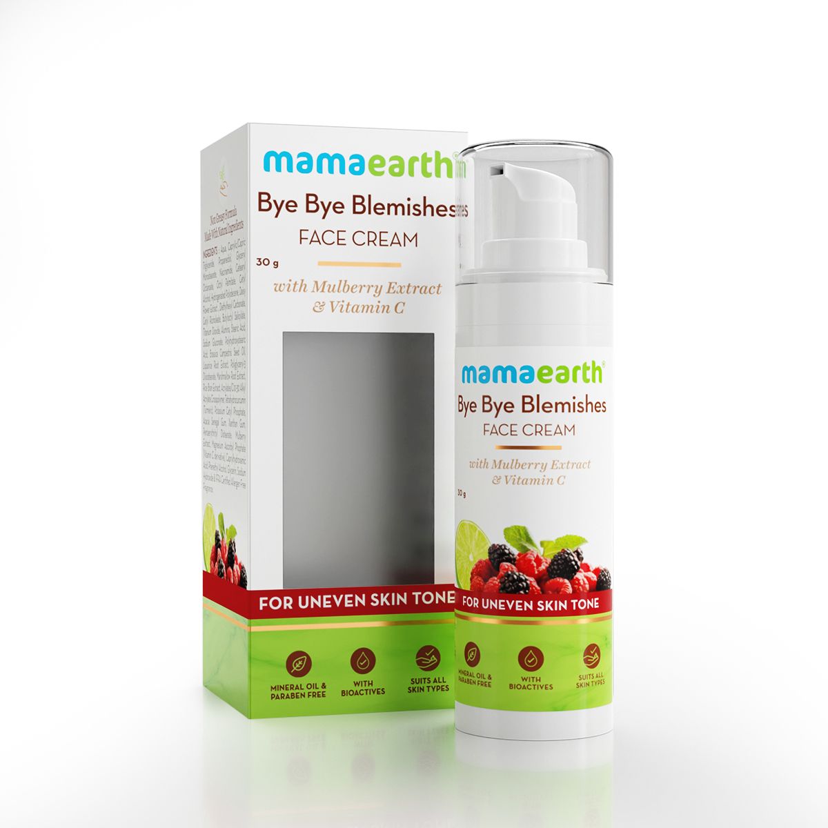 Mamaearth Bye Bye Blemishes X Face Cream for Reducing Pigmentation and Blemishes with Mulberry Extract and Vitamin C, 30g - Image 7 - Buy from Indicrest