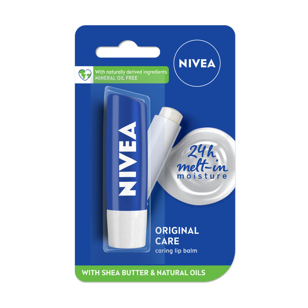 Nivea Fruity Cherry Shine + Original Care Lip Balm Combo, 2 pieces Buy at Indicrest Image 2