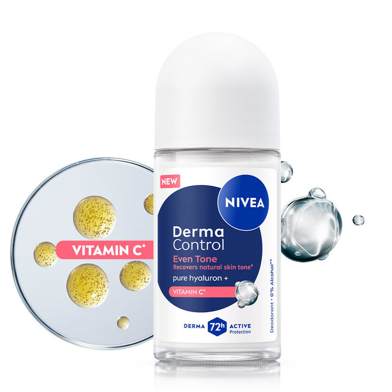 Nivea Derma Control Even Tone Underarm Roll-On, 50ml Buy at Indicrest