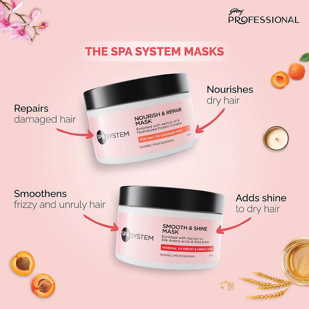 Godrej Professional Spa System Nourish & Repair Mask, 500g Buy at Indicrest Image 3