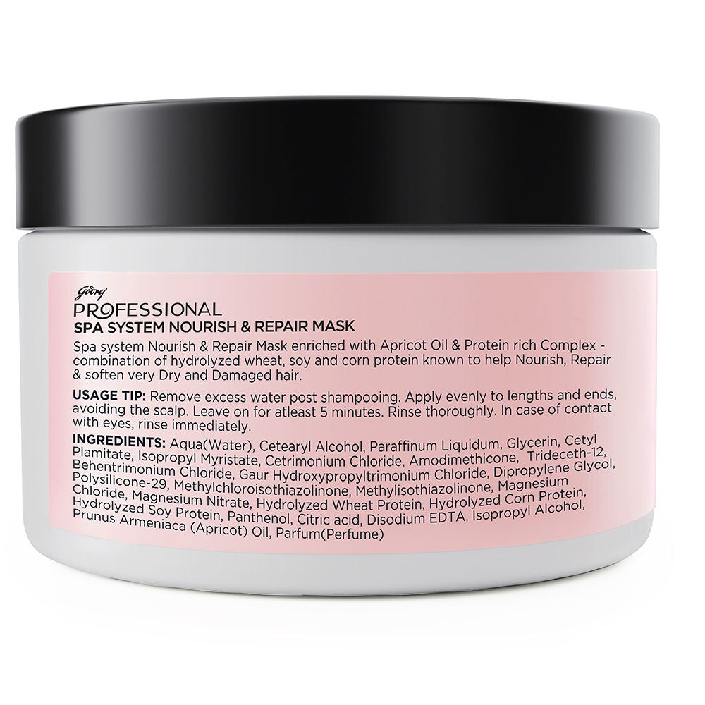Godrej Professional Spa System Nourish & Repair Mask, 500g Buy at Indicrest Image 5