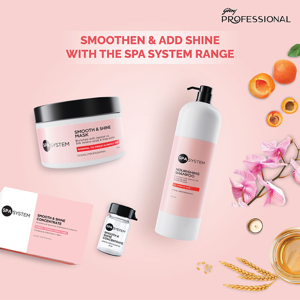 Godrej Professional Spa System Smooth & Shine Mask, 500g Buy at Indicrest Image 4