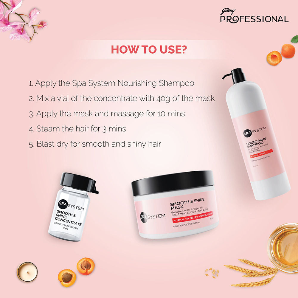 Godrej Professional Spa System Smooth & Shine Mask, 500g Buy at Indicrest Image 7