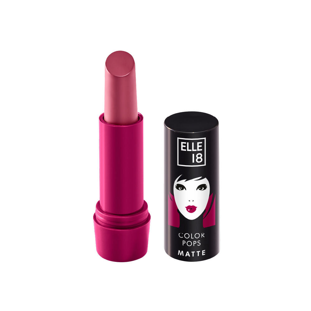 Elle 18 Color Pop Matte Long Stay Lip Color With Shea Butter & Jojoba Oil - W12 Mauve Date, 4.3g Buy at Indicrest Image 2