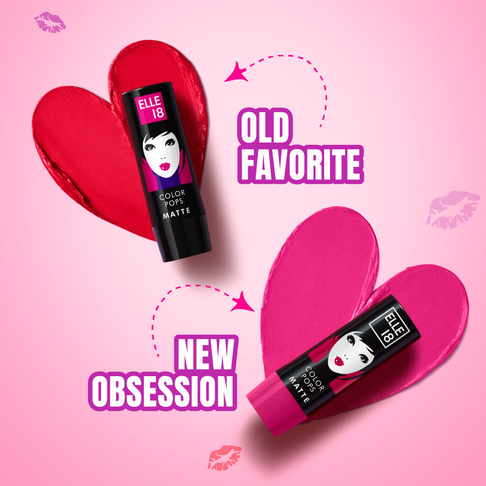 Elle 18 Color Pop Matte Long Stay Lip Color With Shea Butter & Jojoba Oil - W12 Mauve Date, 4.3g Buy at Indicrest Image 4