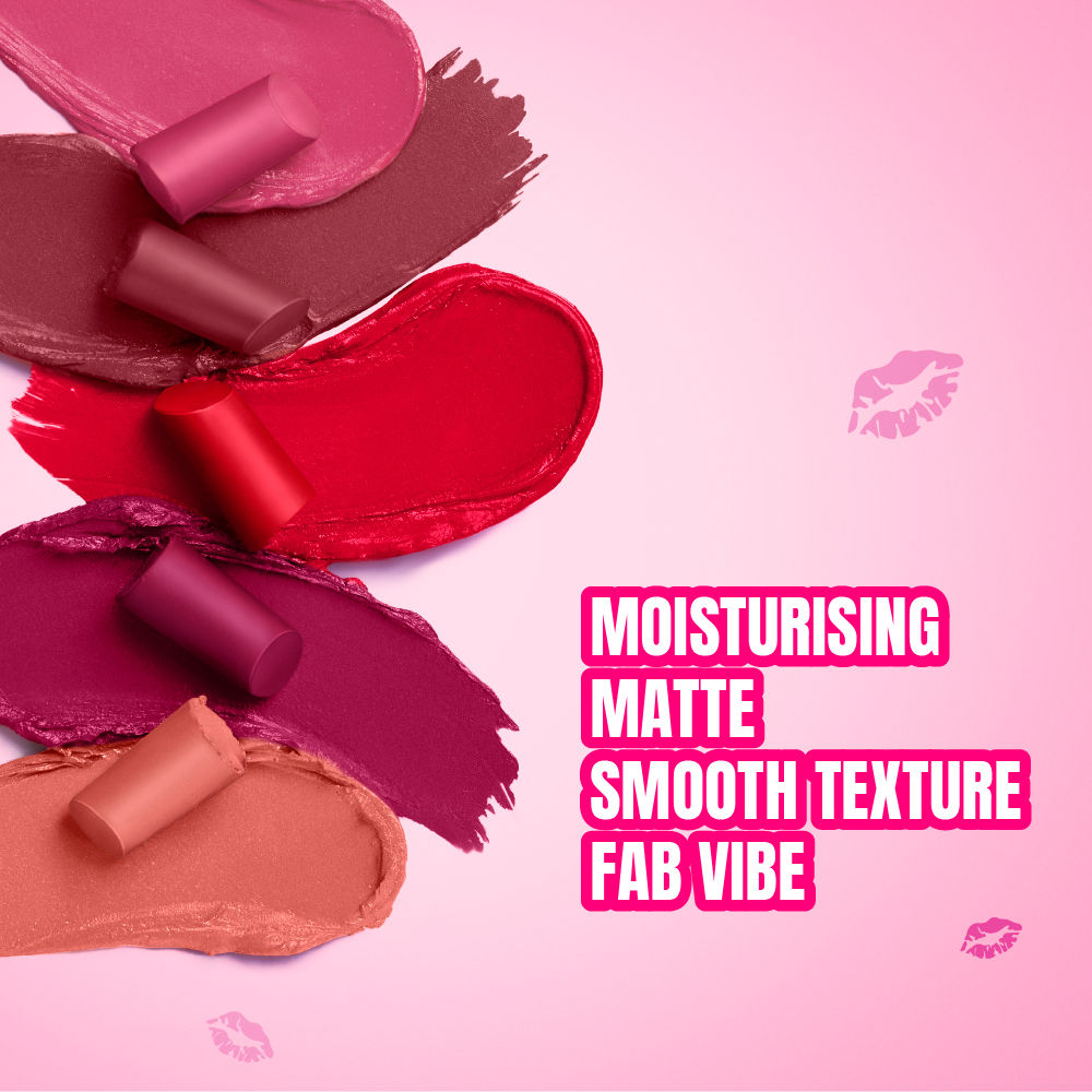 Elle 18 Color Pop Matte Long Stay Lip Color With Shea Butter & Jojoba Oil - W12 Mauve Date, 4.3g Buy at Indicrest Image 5