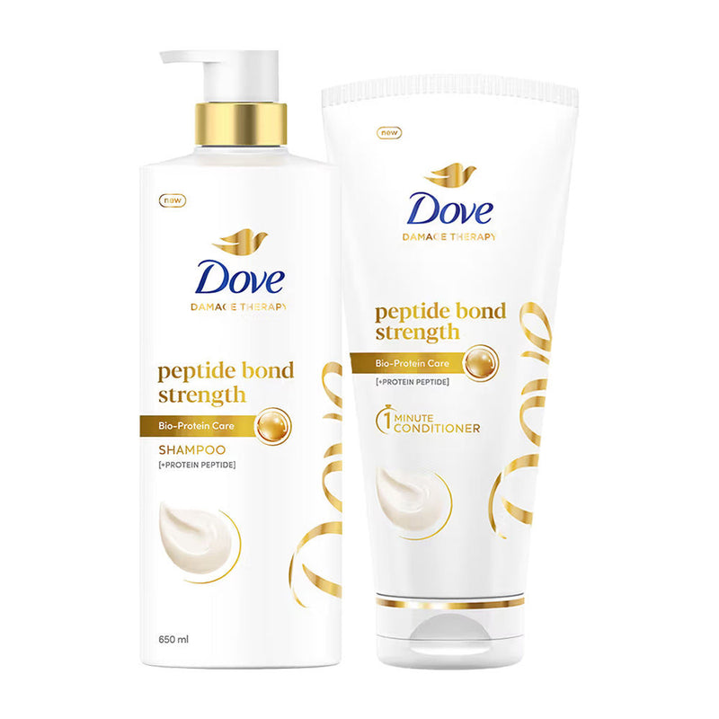 Dove Peptide Bond Strength Shampoo + Conditioner Combo, 2 pieces Buy at Indicrest
