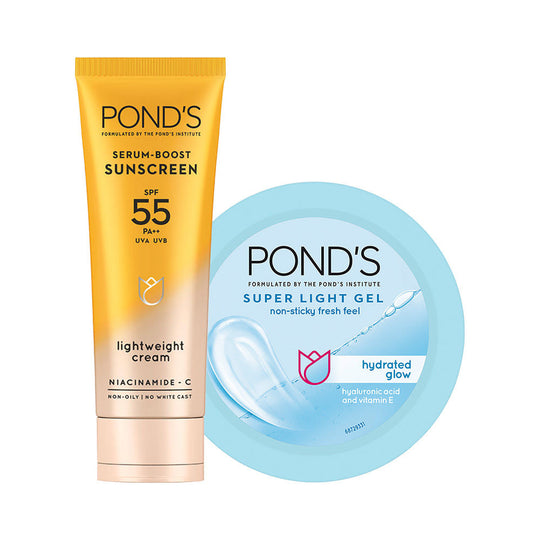 Pond’s Super Light Gel Oil Free Moisturzer + Pond’s Sunscreen Combo, 2 pieces Buy at Indicrest