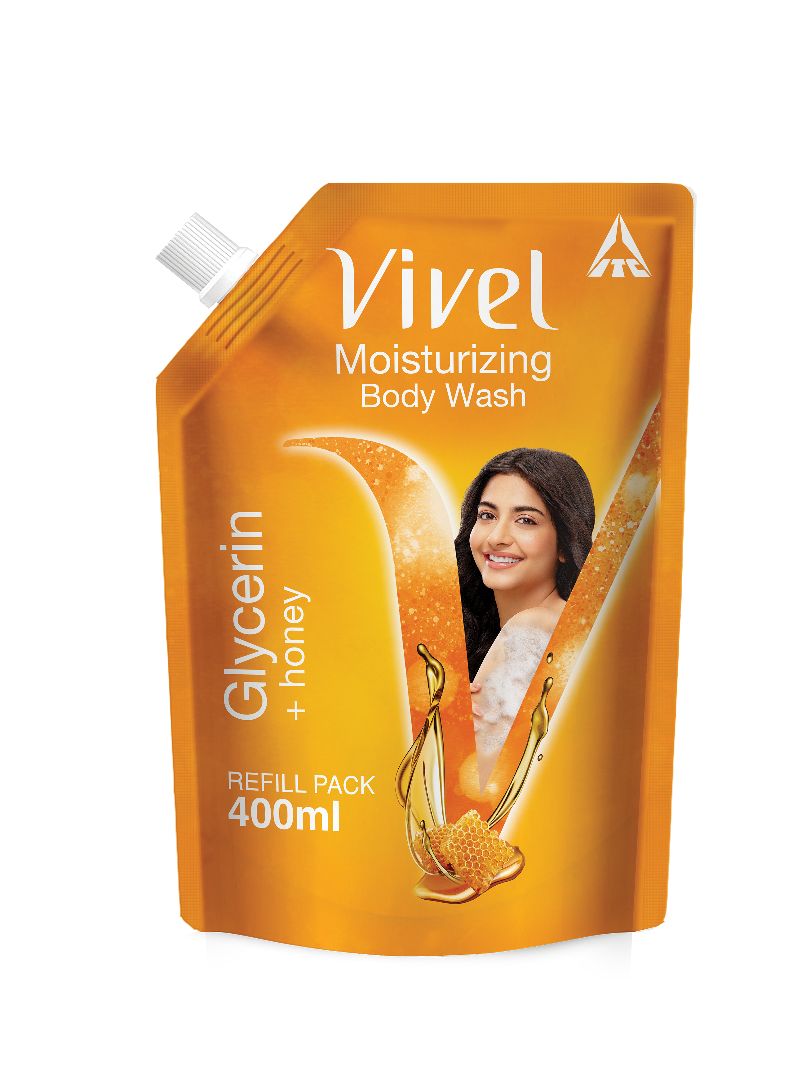Vivel Moisturizing Bodywash Glycerin + Honey Refill Pack, 400ml Buy at Indicrest Image 9