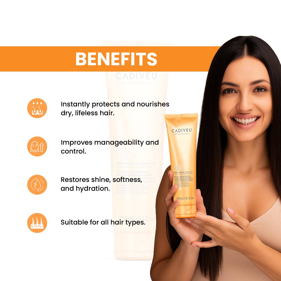 CADIVEU Nutri Glow Cream Leave - In (150ml) - Image 4 - Buy from Indicrest
