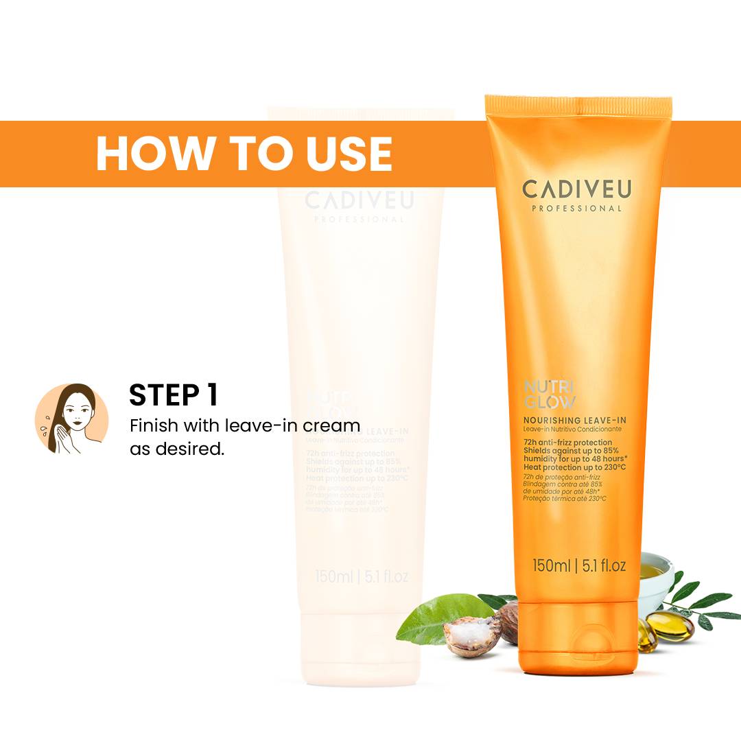 CADIVEU Nutri Glow Cream Leave - In (150ml) - Image 5 - Buy from Indicrest