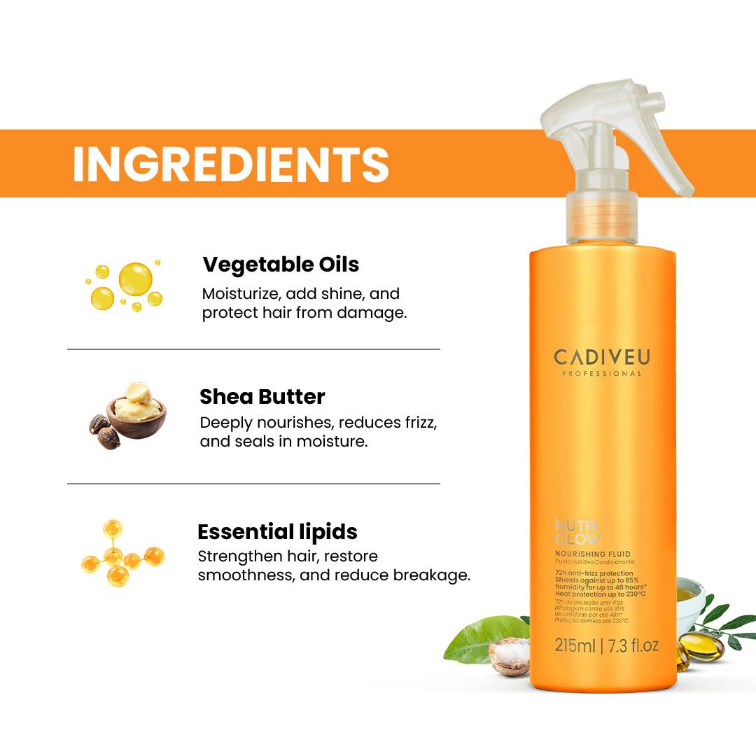 CADIVEU Nutri Glow Fluid Leave (215ml) - Image 2 - Buy from Indicrest