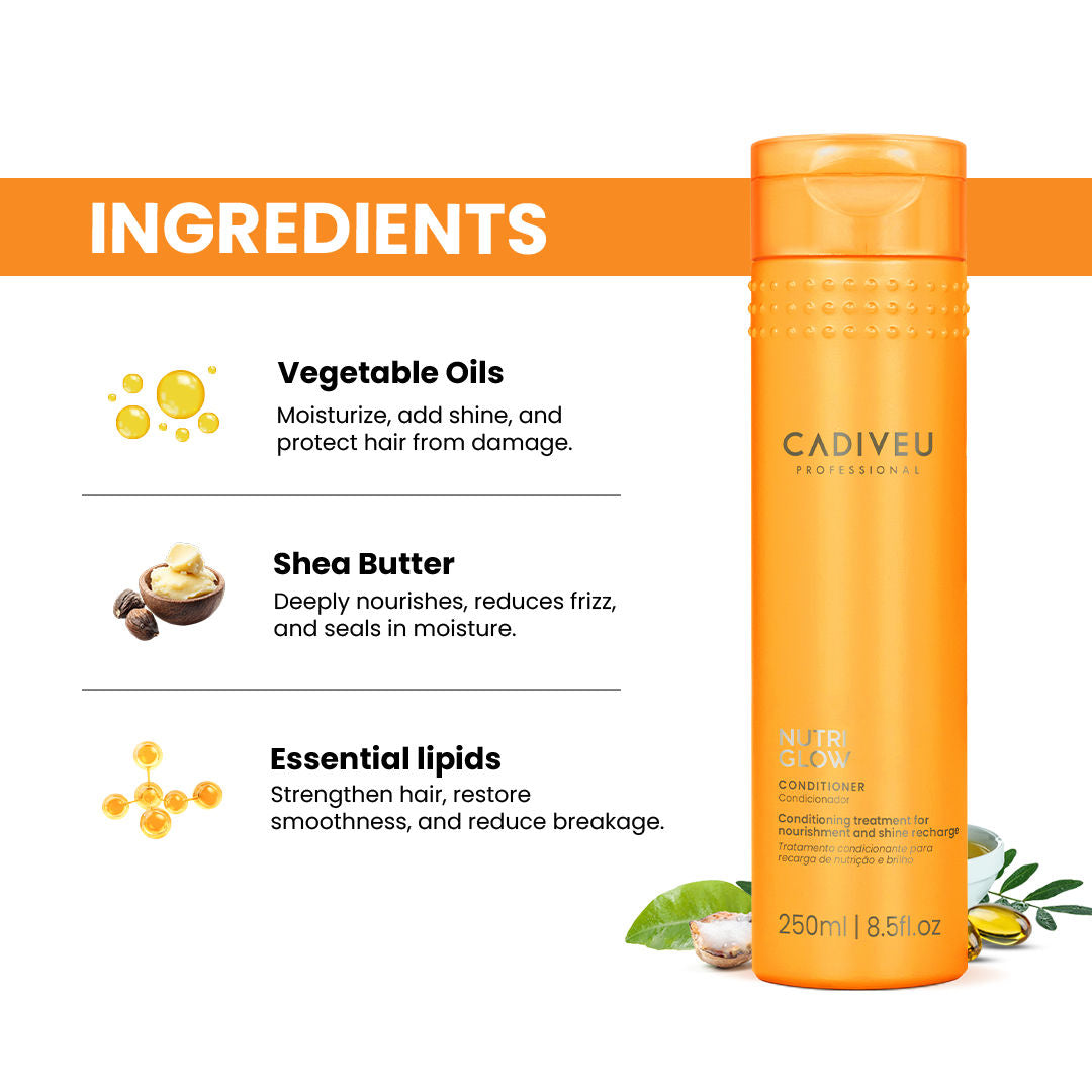 CADIVEU Nutri Glow Nourishing Conditioner (250ml) - Image 2 - Buy from Indicrest