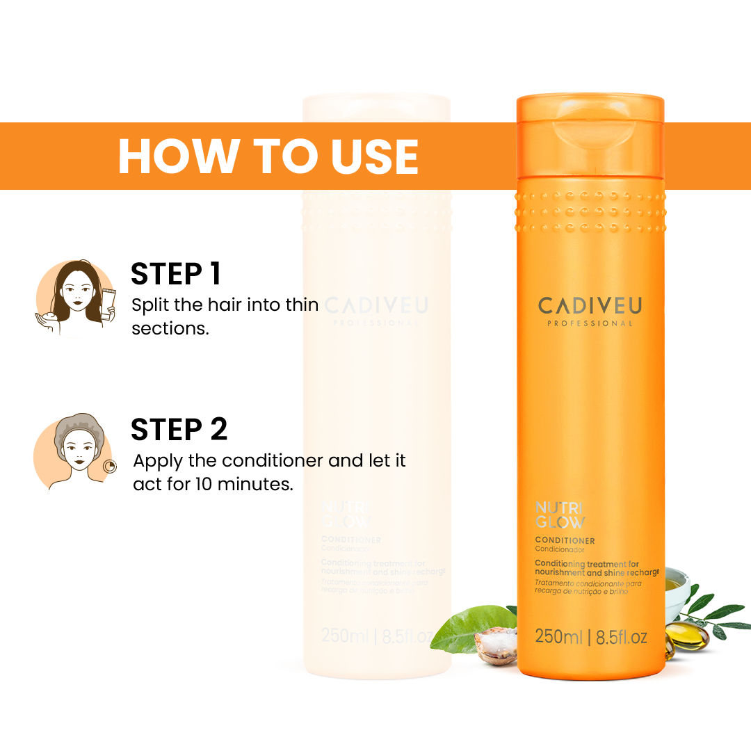 CADIVEU Nutri Glow Nourishing Conditioner (250ml) - Image 5 - Buy from Indicrest