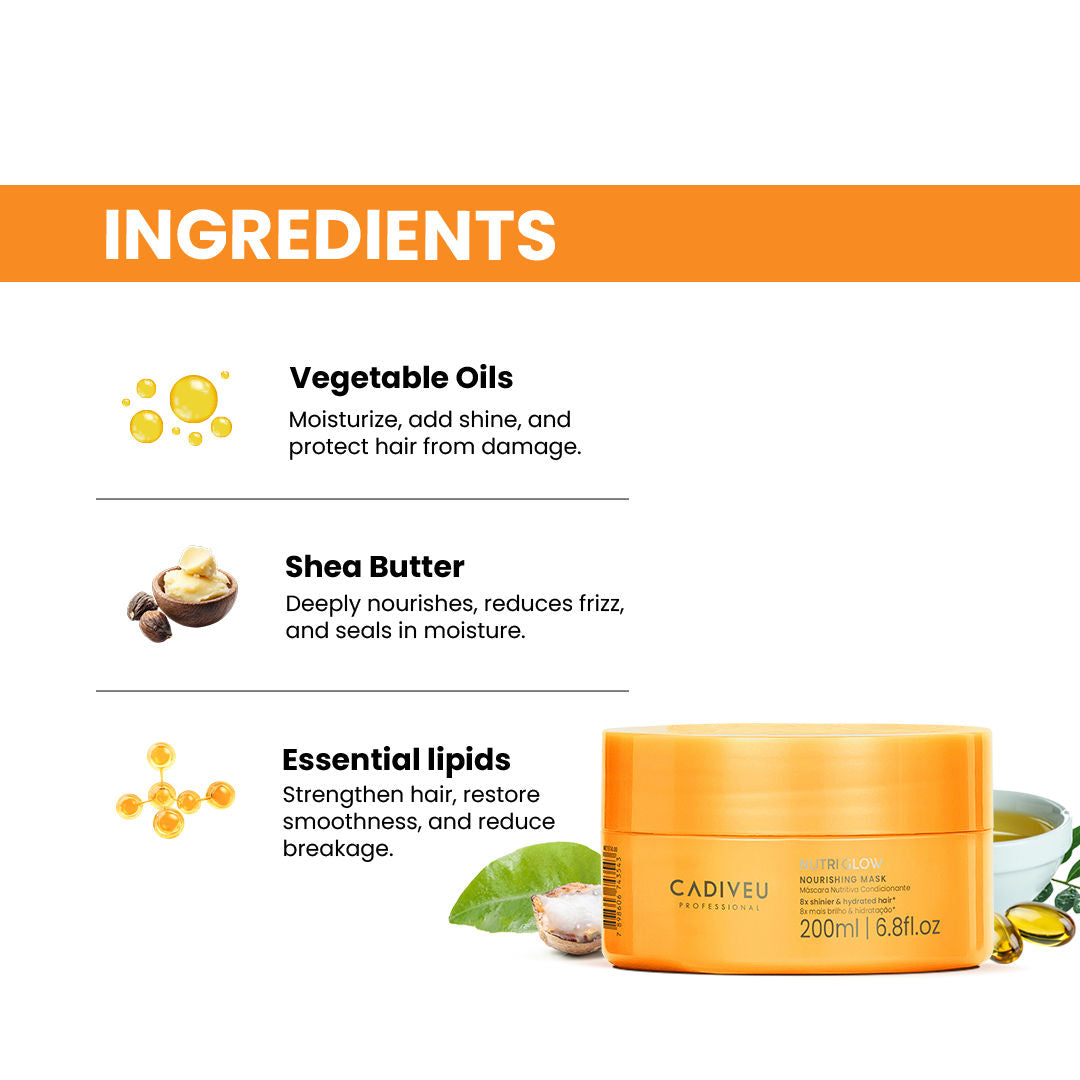 CADIVEU Nutri Glow Nourishing Mask (200ml) - Image 2 - Buy from Indicrest