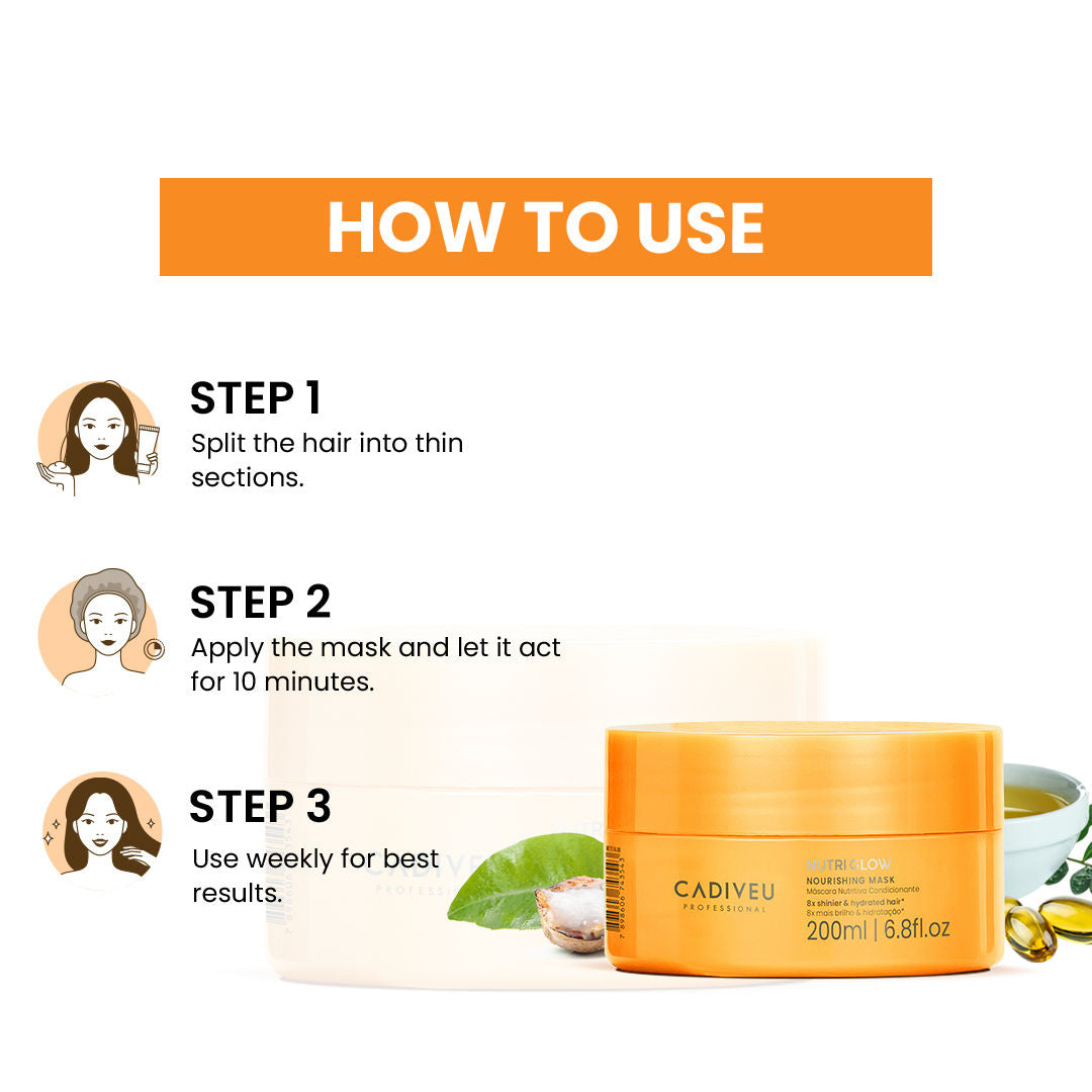 CADIVEU Nutri Glow Nourishing Mask (200ml) - Image 5 - Buy from Indicrest