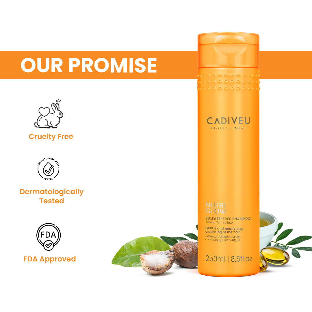 CADIVEU Nutri Glow Sulfate - Free Shampoo (250ml) - Image 6 - Buy from Indicrest