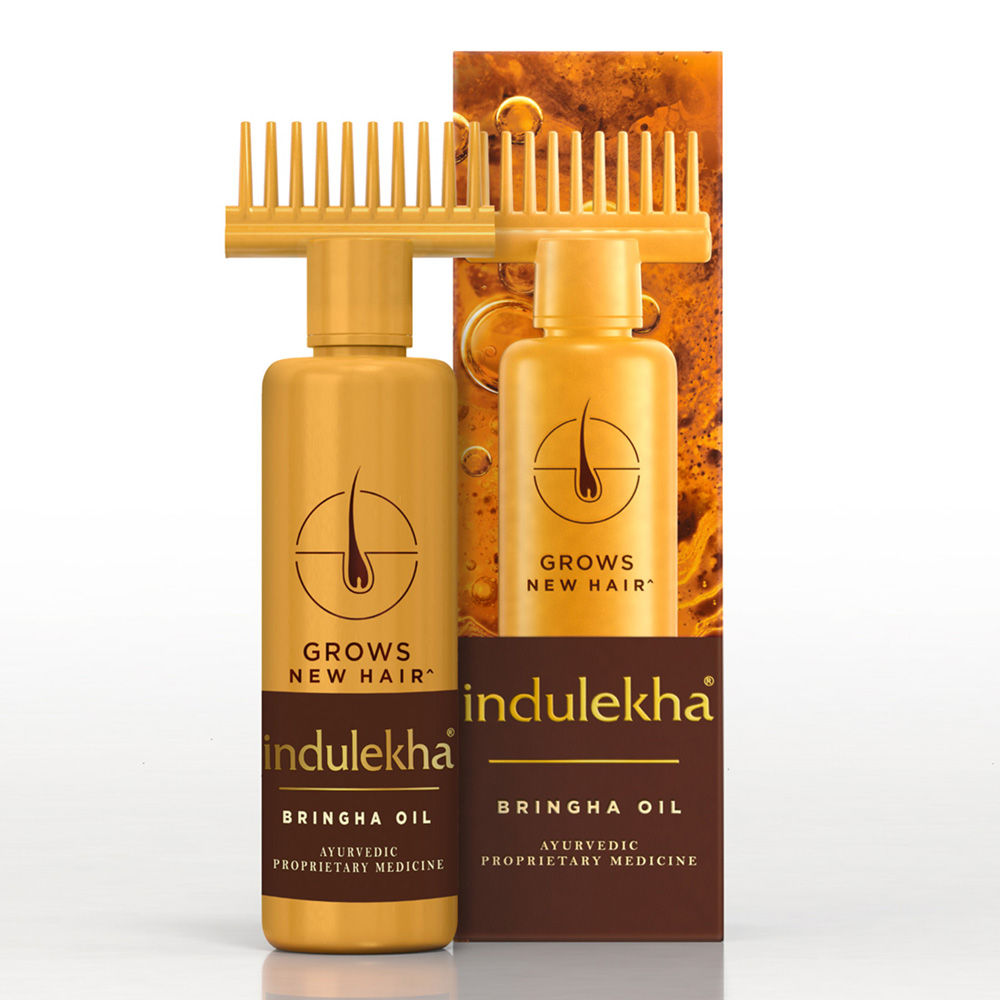 Indulekha Bringha Hair Oil + Shampoo Combo, 2 pieces