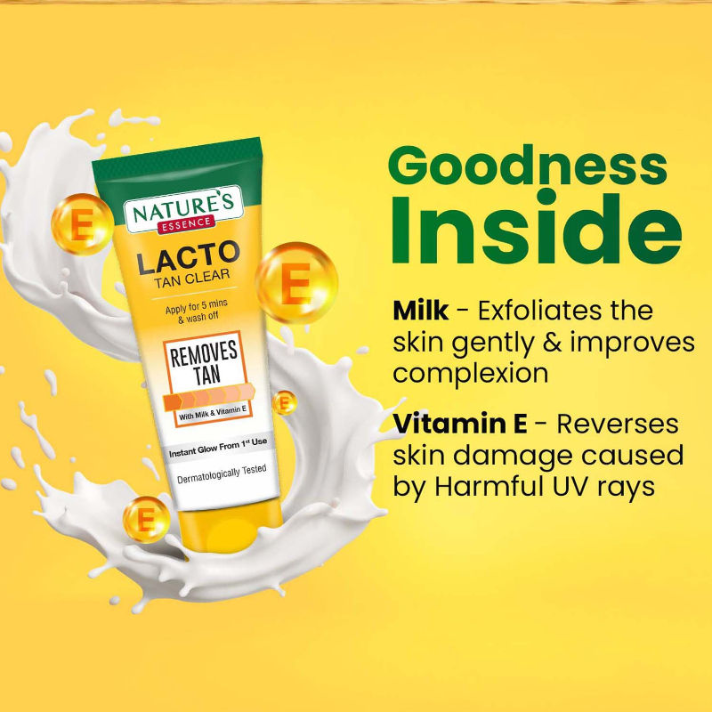 Nature's Essence Lacto Tan Clear, 100g Buy at Indicrest Image 5