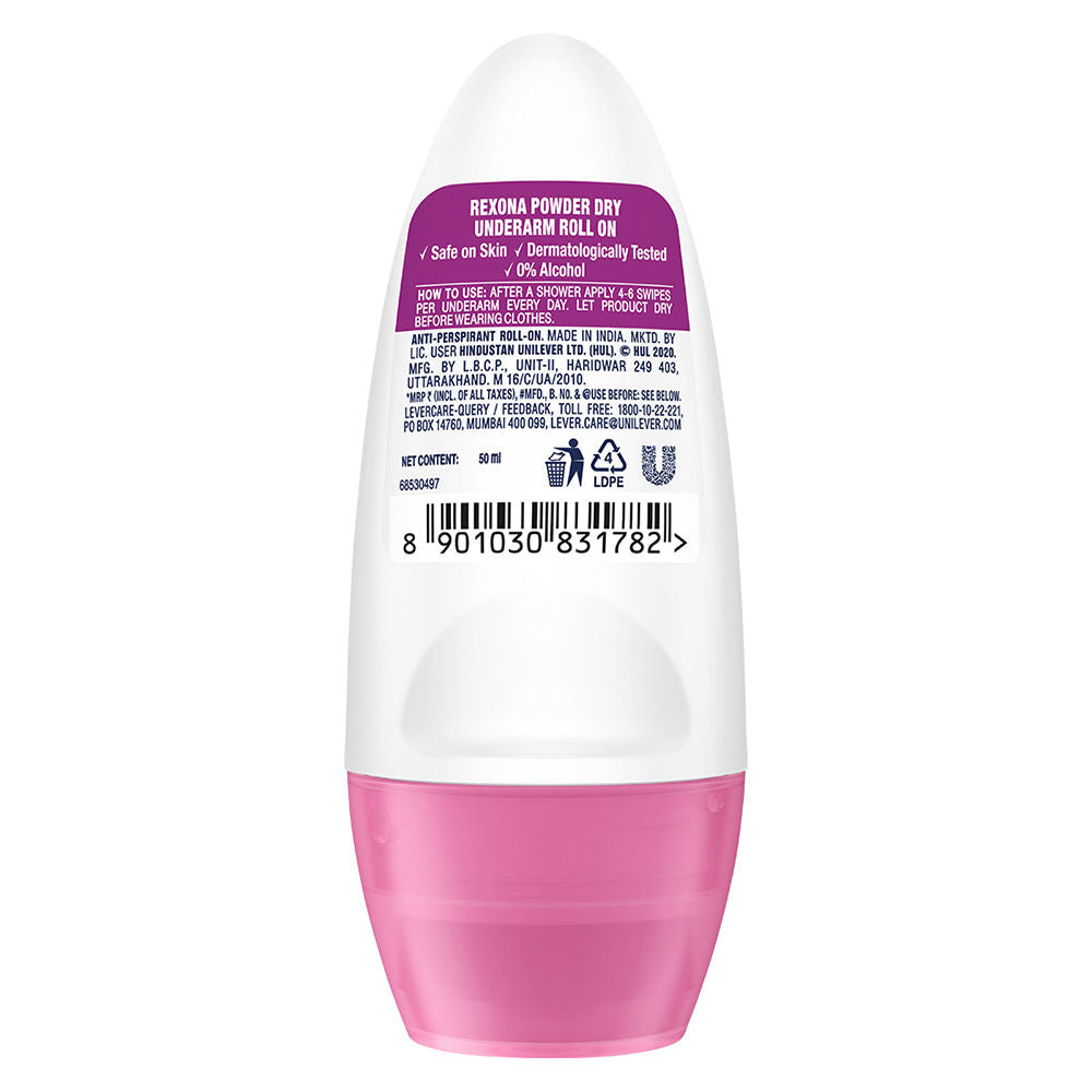 Rexona Shower Fresh Underarm Odour Protection + Powder Dry Underarm Odour Protection Roll On Combo Buy at Indicrest Image 5