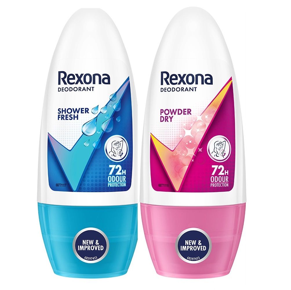 Rexona Shower Fresh Underarm Odour Protection + Powder Dry Underarm Odour Protection Roll On Combo Buy at Indicrest Image 6