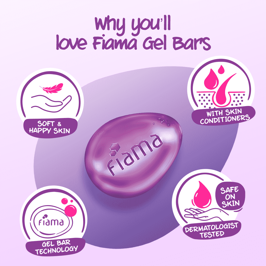Fiama Gel Bar Mega Celebration Pack, Variety Pack, Safe On Skin (Pack of 8), 1 kg Buy at Indicrest Image 4