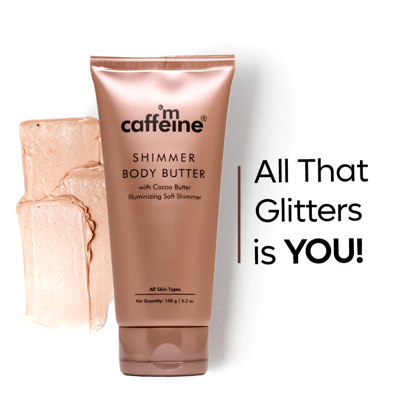 Mcaffeine Shimmer Body Butter with Cocoa Butter - 150g - Image 2 - Buy from Indicrest
