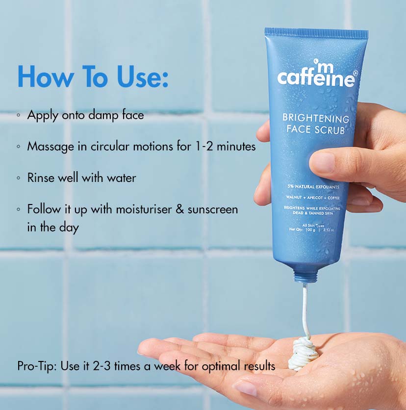 Mcaffeine Brightening Face Scrub, 100g - Image 10 - Buy from Indicrest