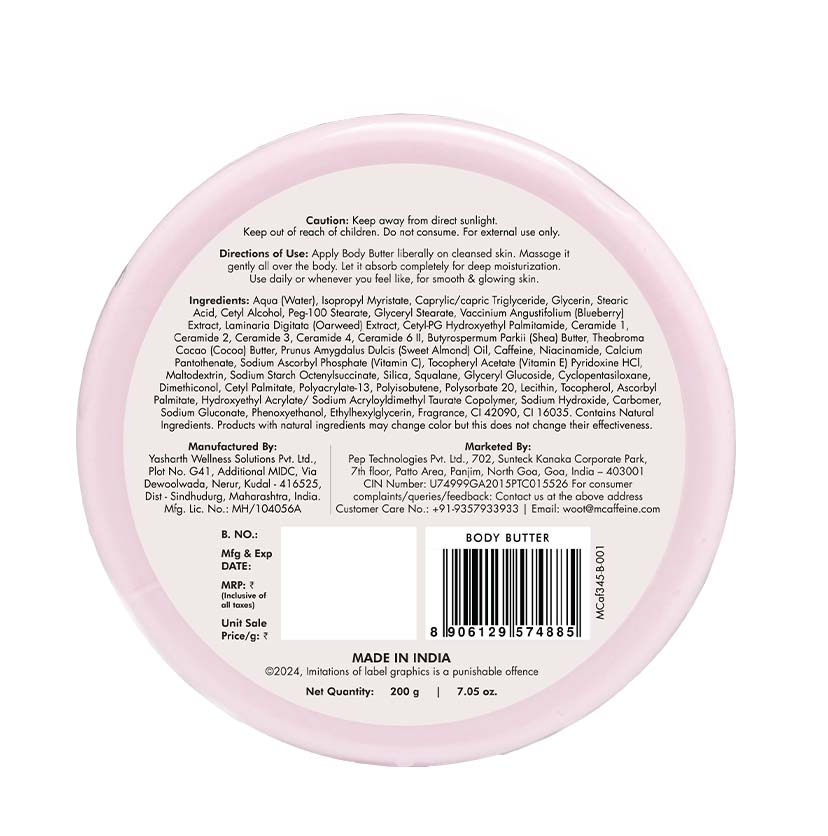 Mcaffeine Blueberry Swirl Deep Moisturizing Body Butter - Image 10 - Buy from Indicrest
