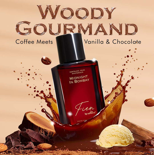 Mcaffeine Midnight in Bombay Perfume for Men & Women - Woody gourmand, 100ml - Buy from Indicrest