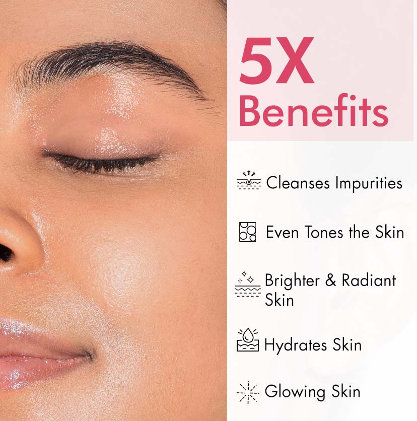Mcaffeine Brightening Face Wash - 1% Kojic Acid & glutathione, 100ml - Image 5 - Buy from Indicrest